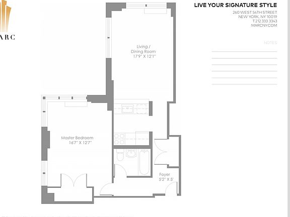 2nd image of 260 W 54th St APT 29B