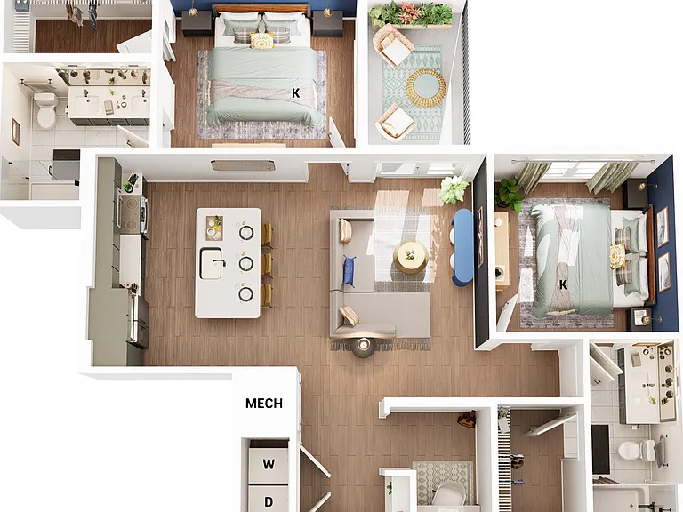 B3 floor plan Broadstone West End