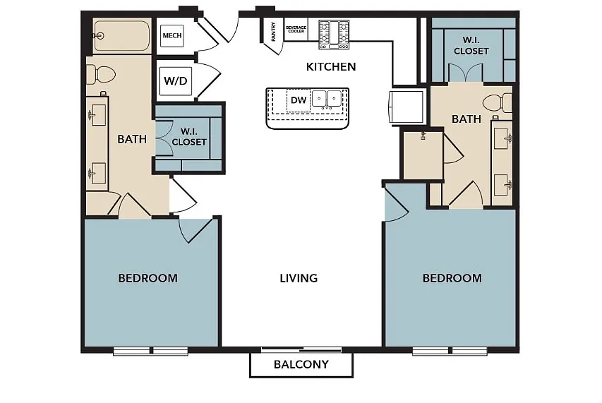 Floor plan AFF-B1