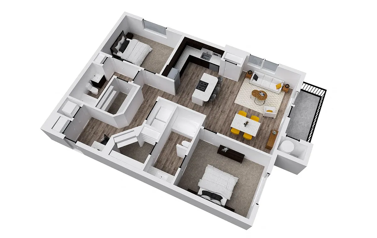 Floor plan B3