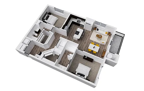 Floor plan B3