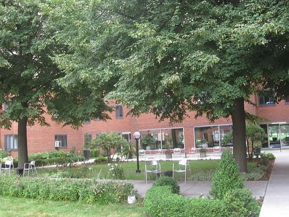 Interior private courtyard.