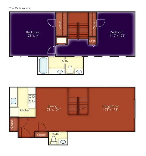 Floor plan The Catamaran