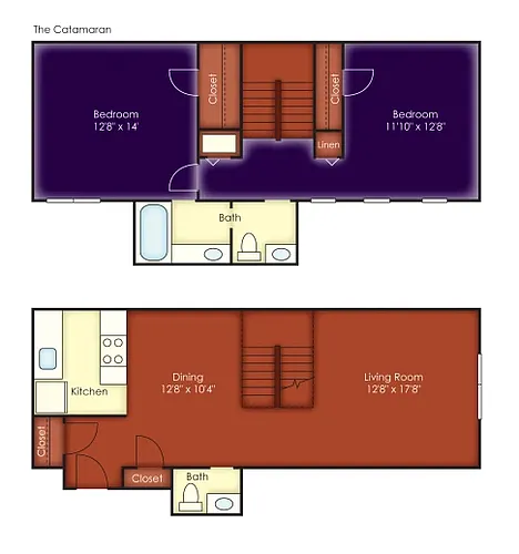 Floor plan The Catamaran