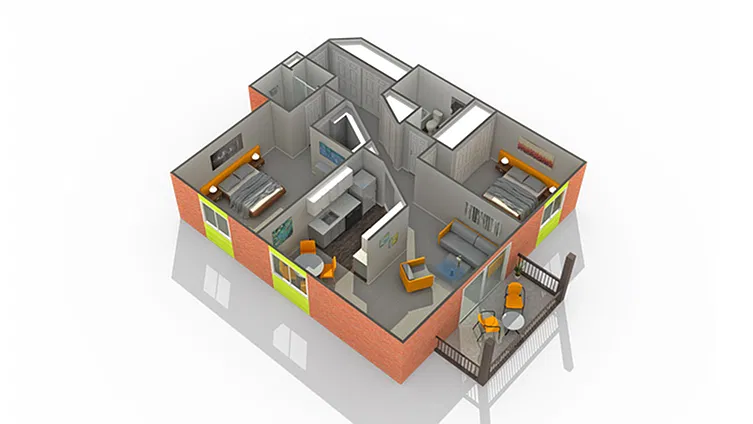 Floor plan B7