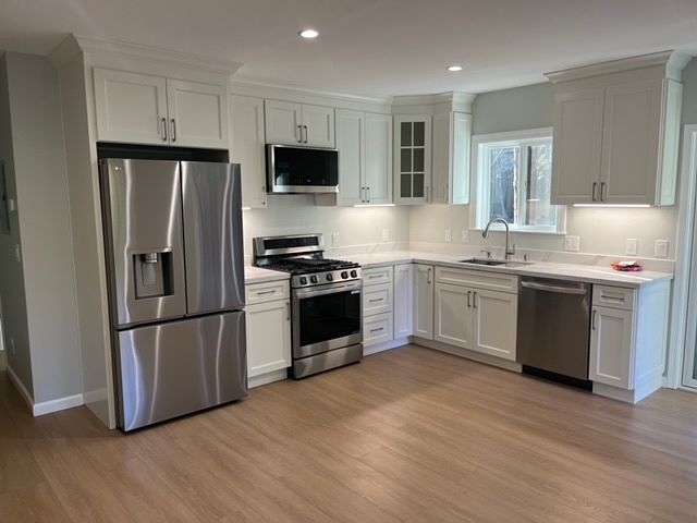 Kitchen and living area