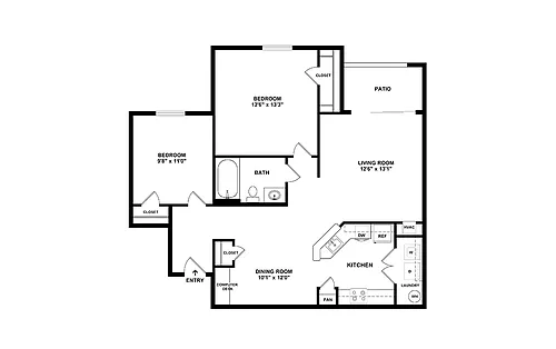Floor plan The Cape Hatteras