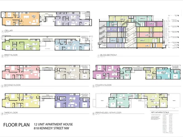 2 Bedroom/ 2 Bath Duplex unit with Rooftop deck now leasing at Petworth's "The Corsican", 818 Kennedy St NW Unit 1, Washington, DC 20011