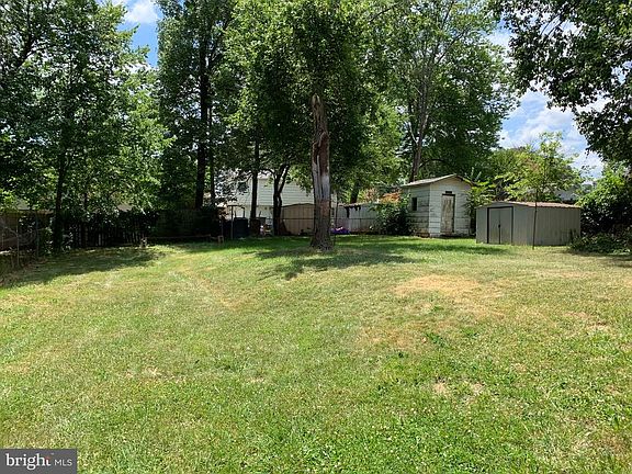Large rear yard,  with two sheds.