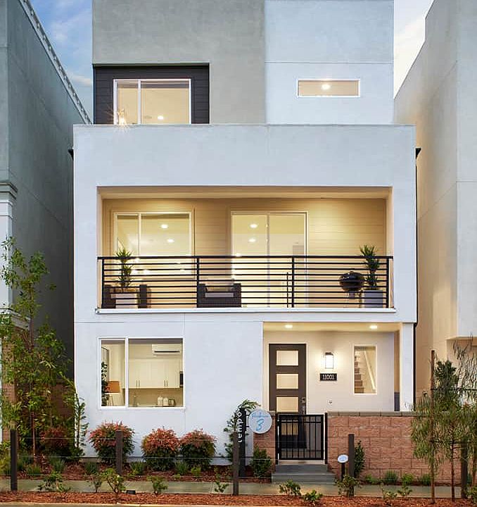 Tempo At The Resort Plan 3 Model Home Front Exterior