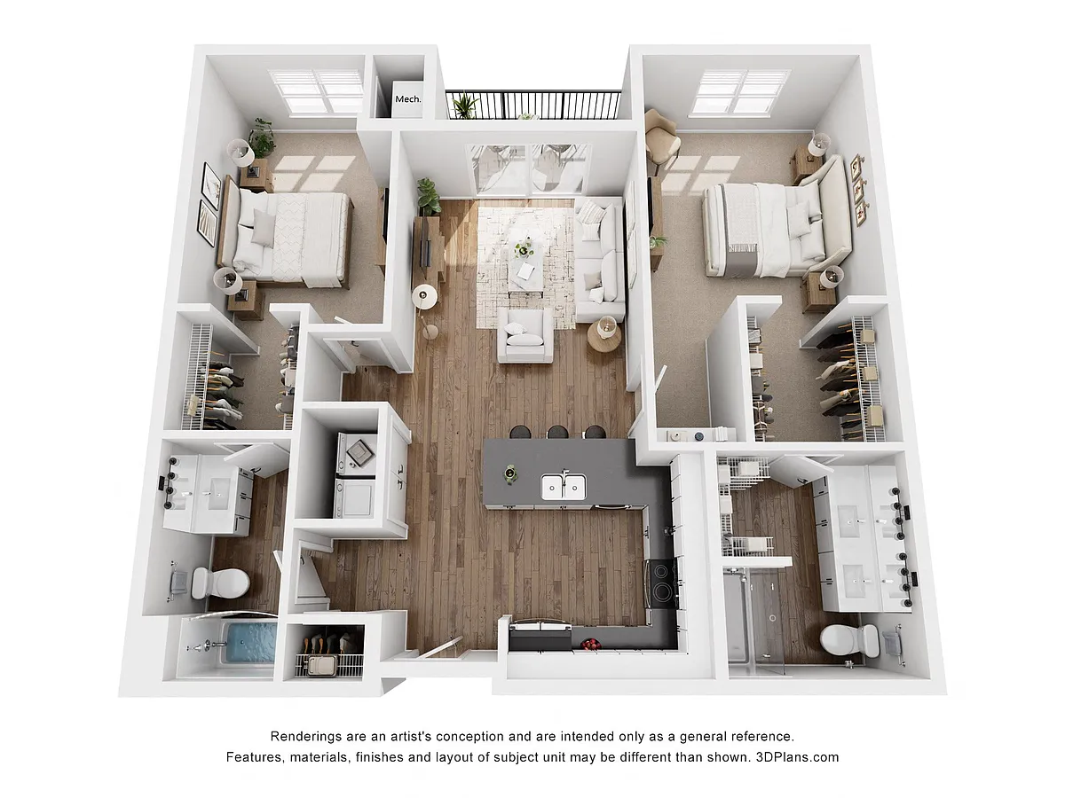 Floor plan Linen
