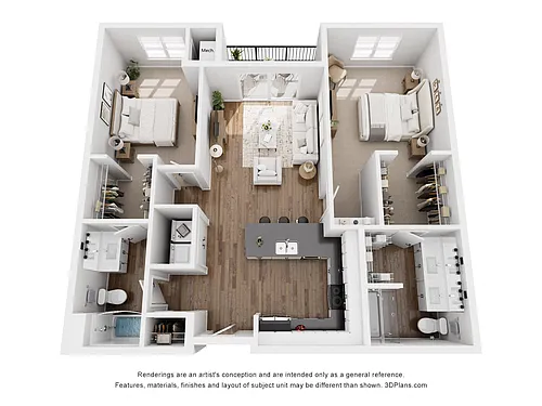 Floor plan Linen