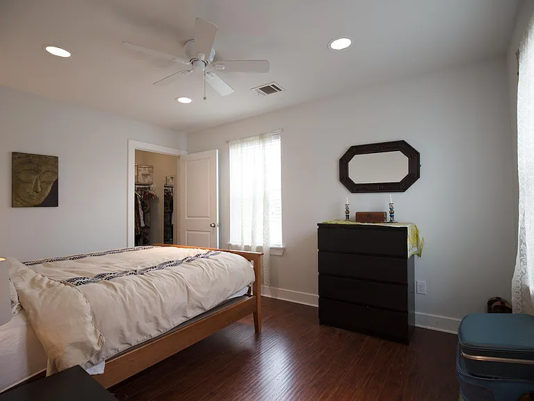Two identical bedrooms with walk in closets