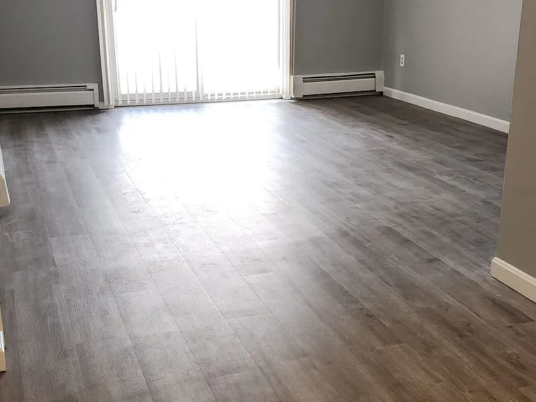 Living room with air conditioning.