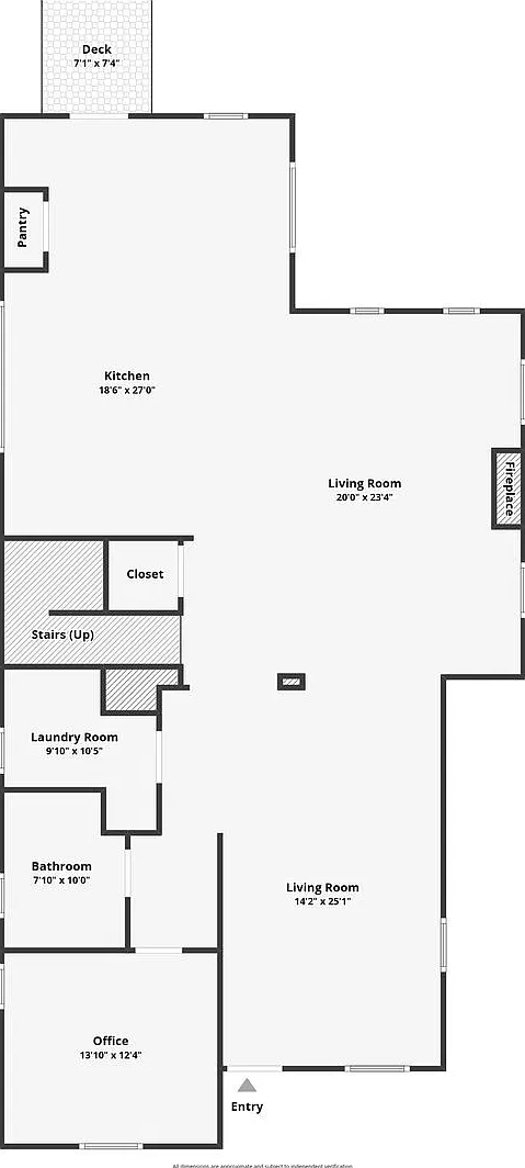 Beautifully updated Home 2 Bed Plus Office - Franklin St — Photo 3