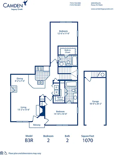 Floor plan B3R