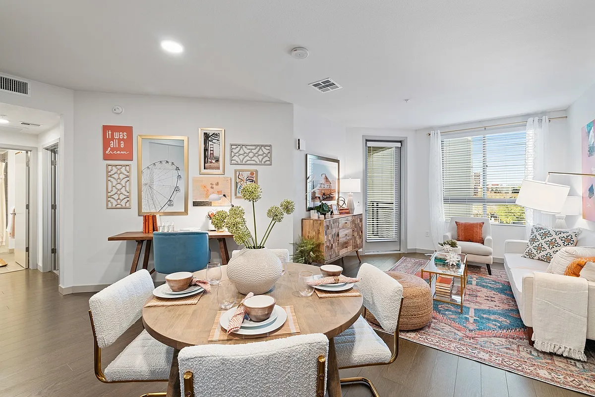 Live colorfully in this thoughtfully designed space, where modern comfort meets artistic charm. - The Grant