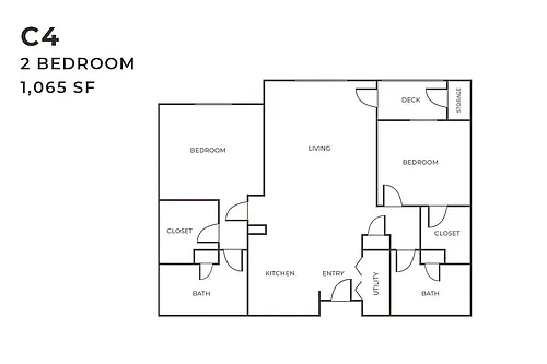 Floor plan 2X2 C4