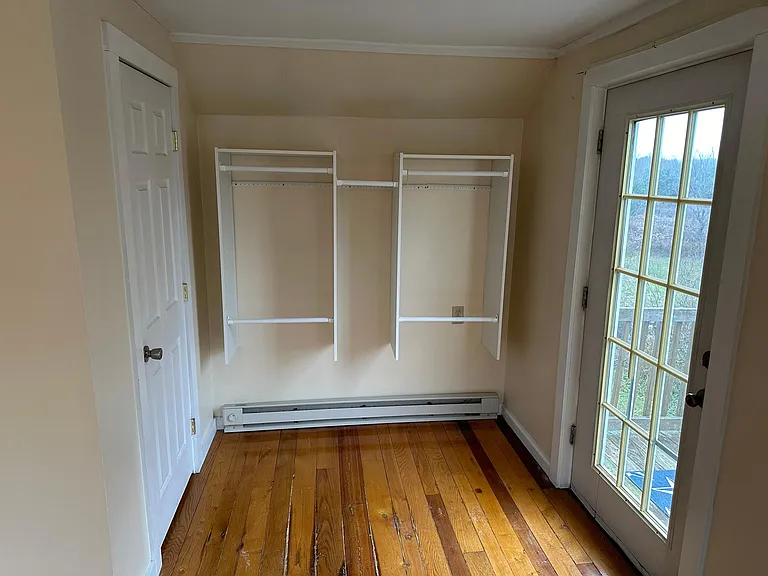 built in storage and closet for plenty of clothes