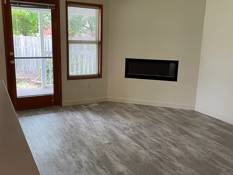 Family Room with Electric Fireplace