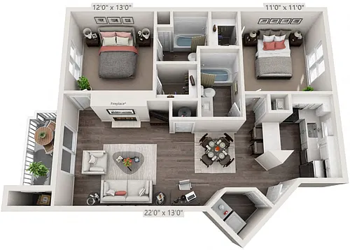 Floor plan WENDOVER