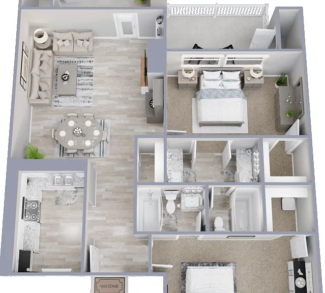 B1 Classic Floorplan Diagram