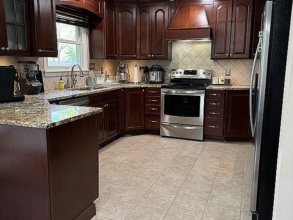 Kitchen view from dining