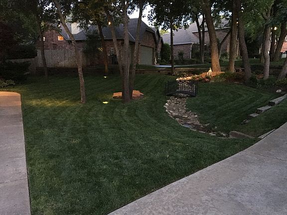 Front yard evening 2016