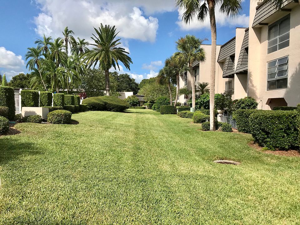 Lush landscaping