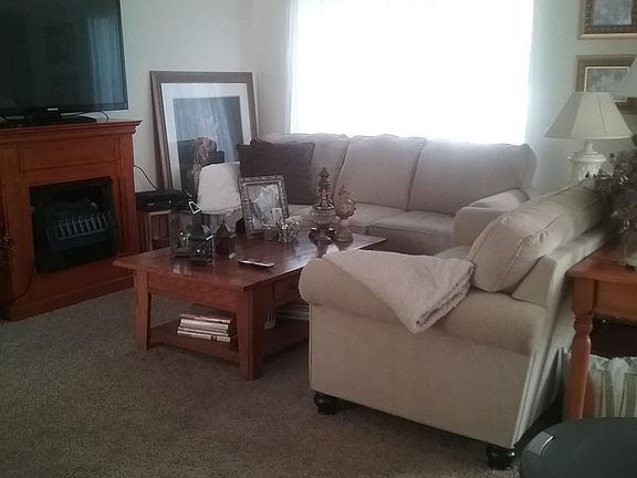 Living area (furniture not included)