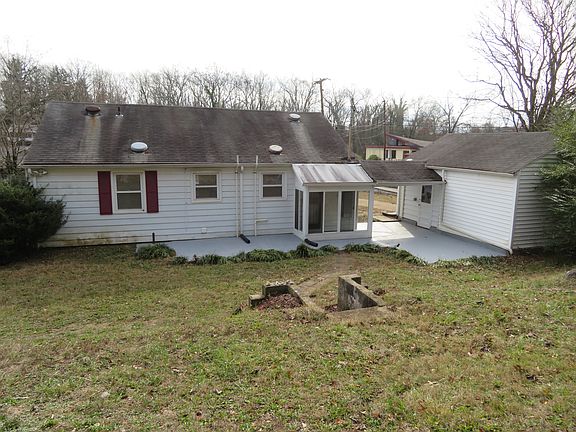 Rear of house
