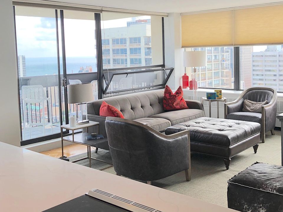 Living Room- amazing views EAST and North from the Balcony
