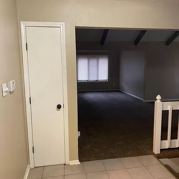 Front entryway/living room/dining room