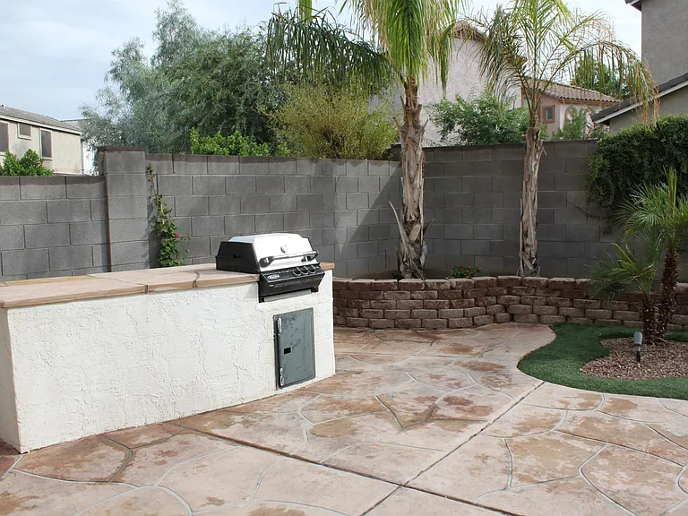Built-in BBQ