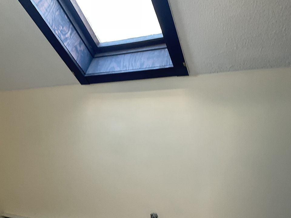Skylight in bedroom