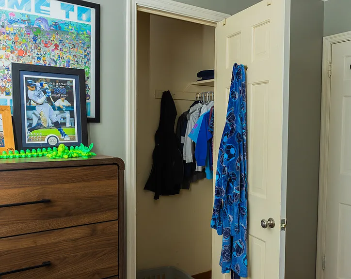 Main floor bedroom A closet