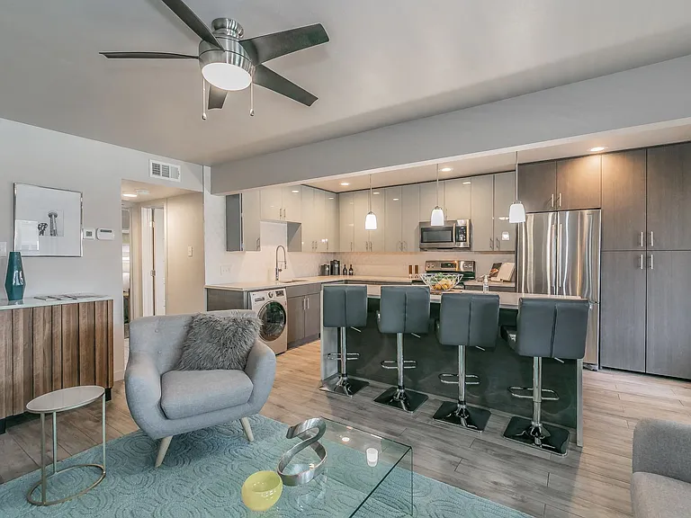 Bright, open-concept living area perfect for relaxing or entertaining.