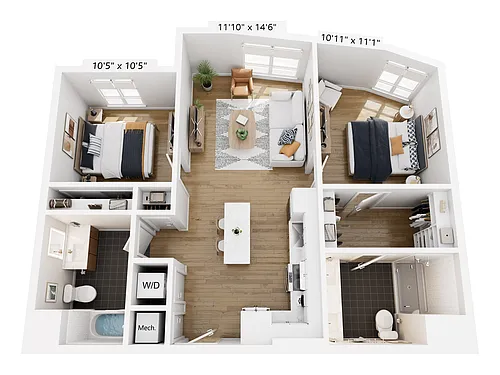 Floor plan B1