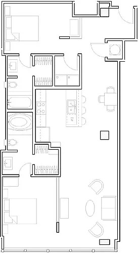 Floor plan Times Square