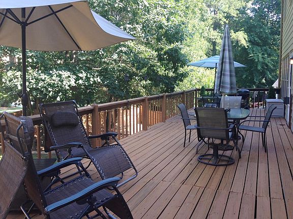 extra large back deck