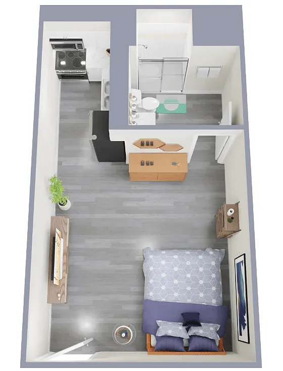 Floor plan Studio