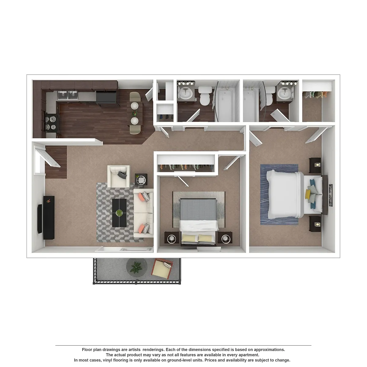 Floor plan 2X2