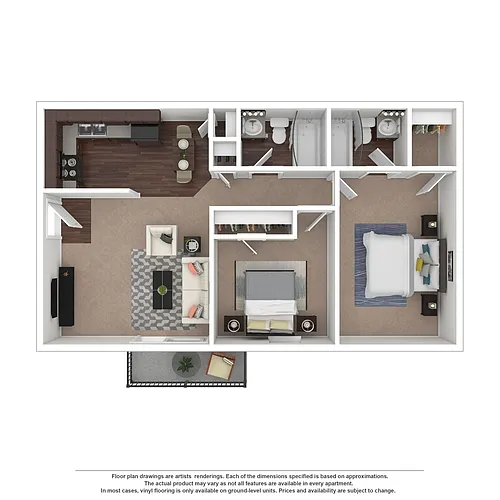 Floor plan 2X2