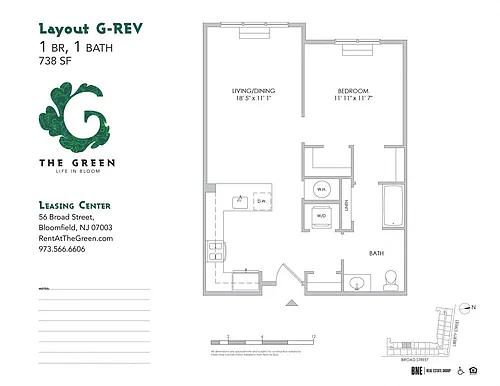 Floor plan Layout G Rev