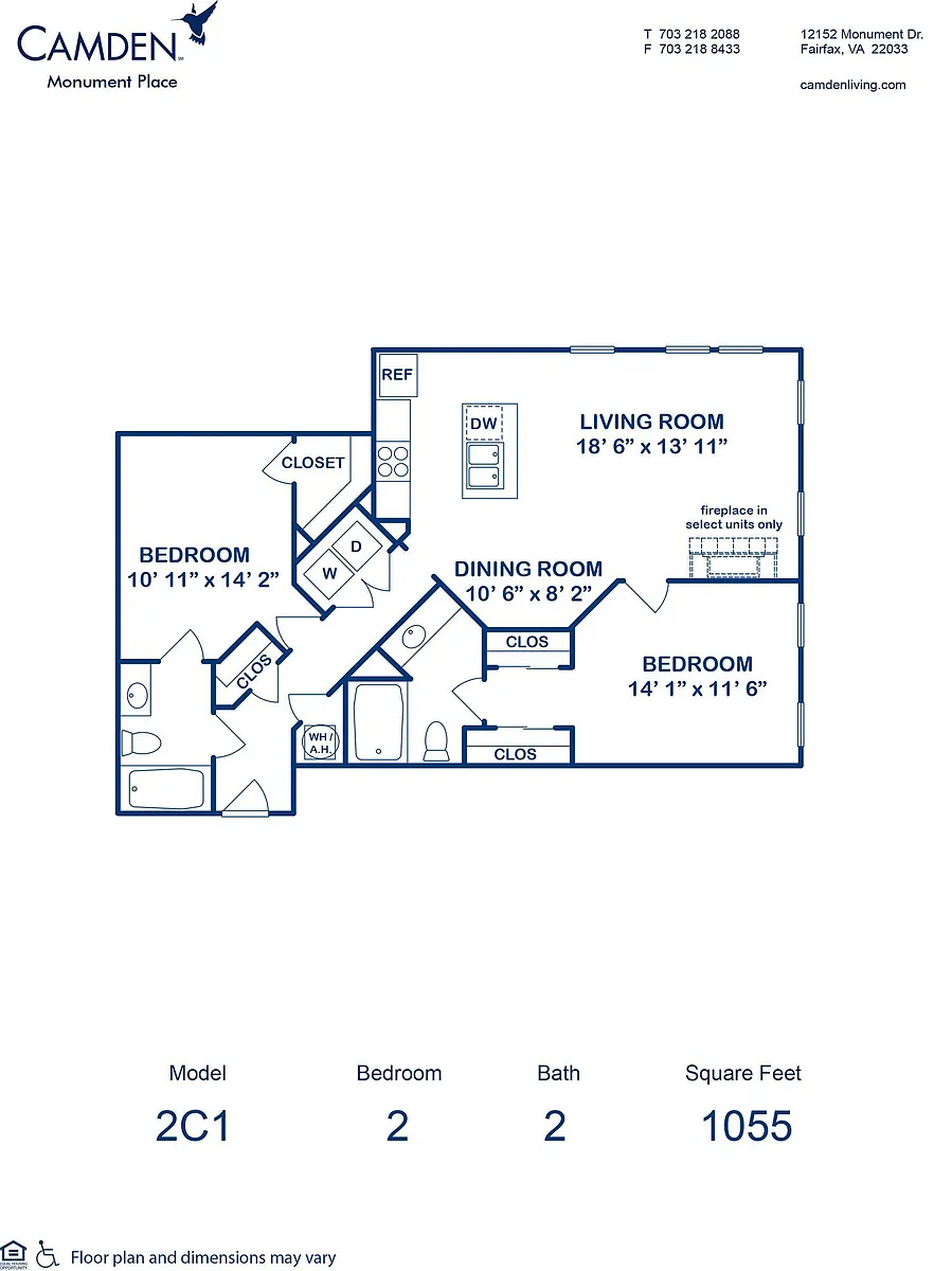 Floor plan 2C1