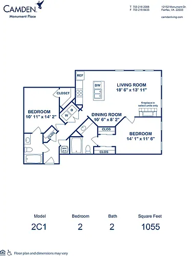 Floor plan 2C1