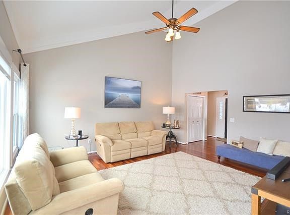 Great Room with Brazilian Cherry Floors