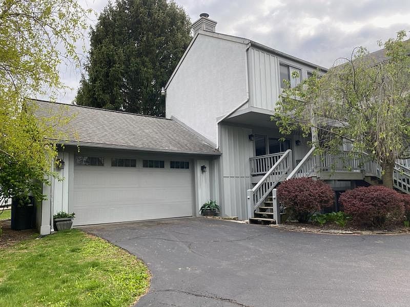 Attached garage and front entry