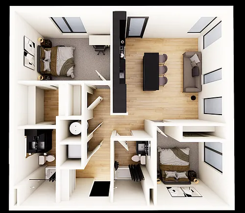 Floor plan Manifold