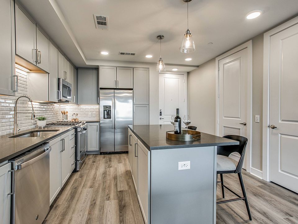 Sleek and functional kitchen.